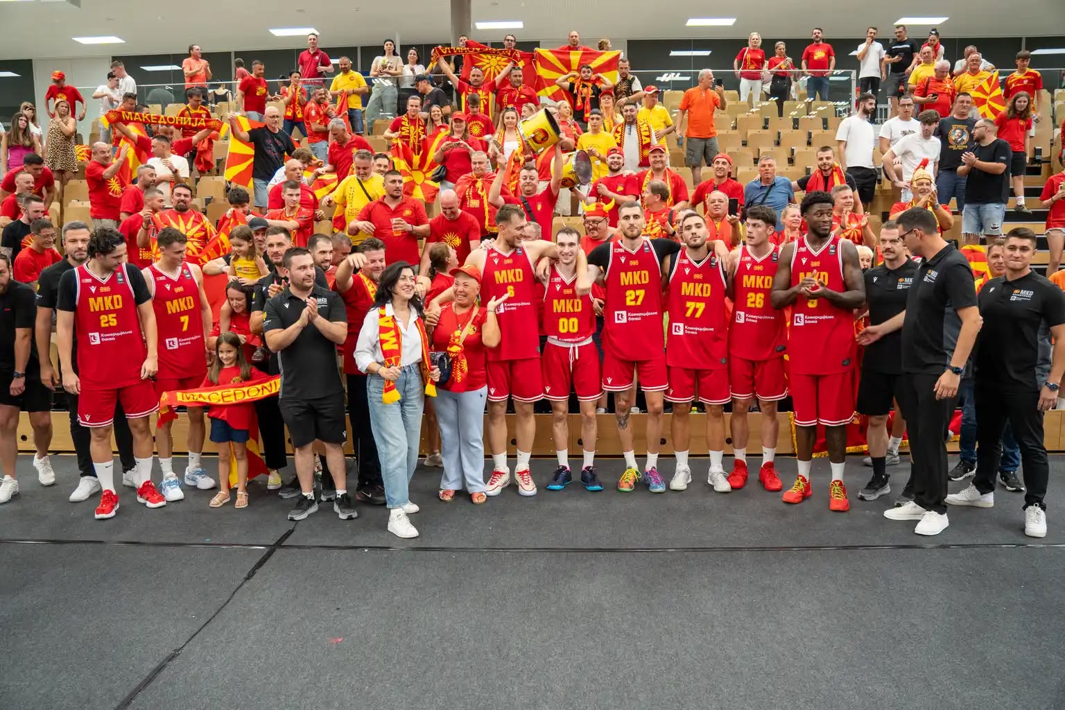 Македонија ја разгроми Австрија 91:59 во Виена, трипл-дабл за Димитријевиќ