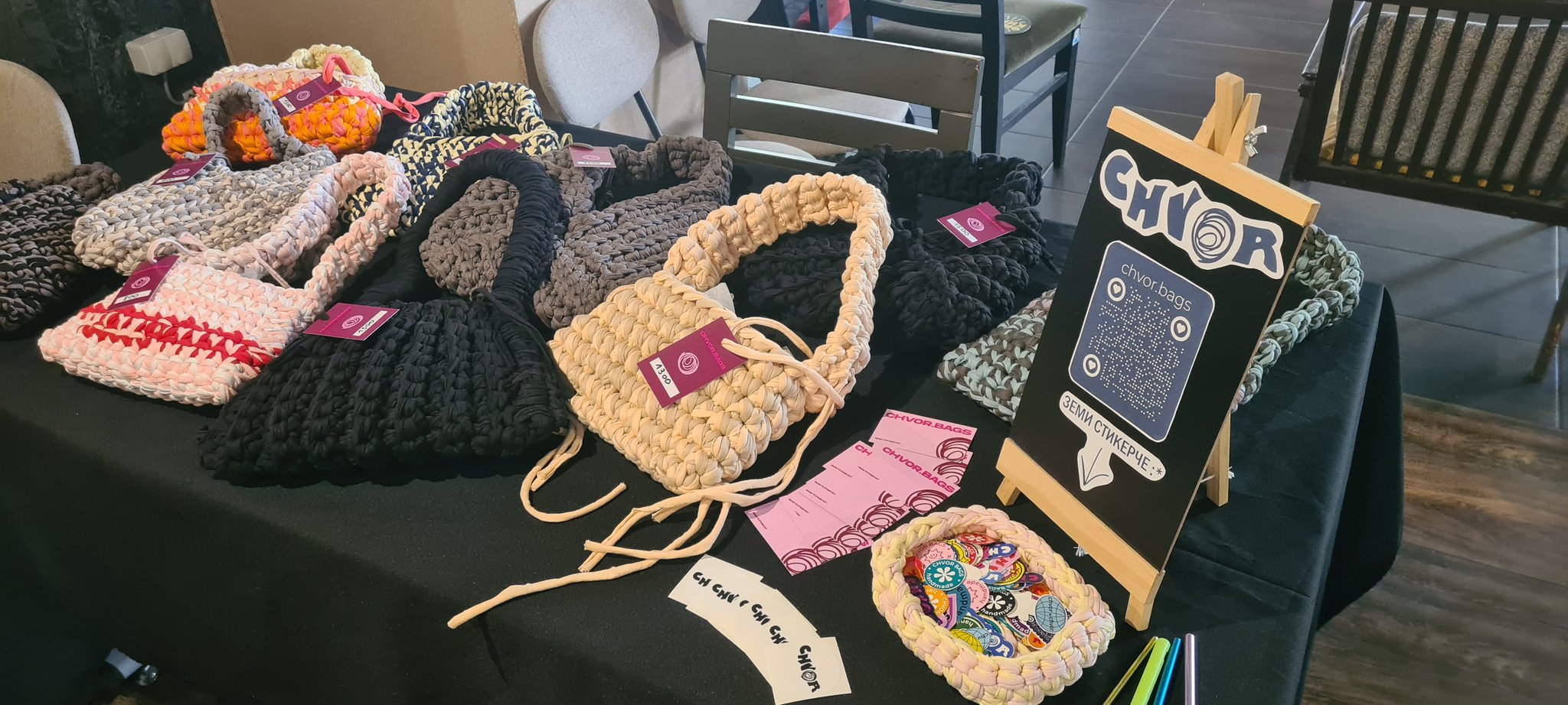Chvor Bags — hand-crocheted bags