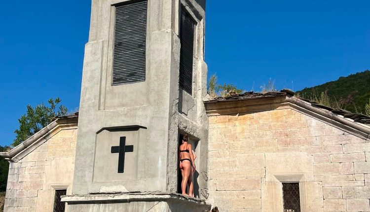 Tourists Climb on Submerged Historic Church in Mavrovo, Sparking Public Outrage