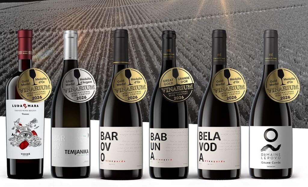 Tikveš Winery Wins 10 International Awards in Germany, Gold in France